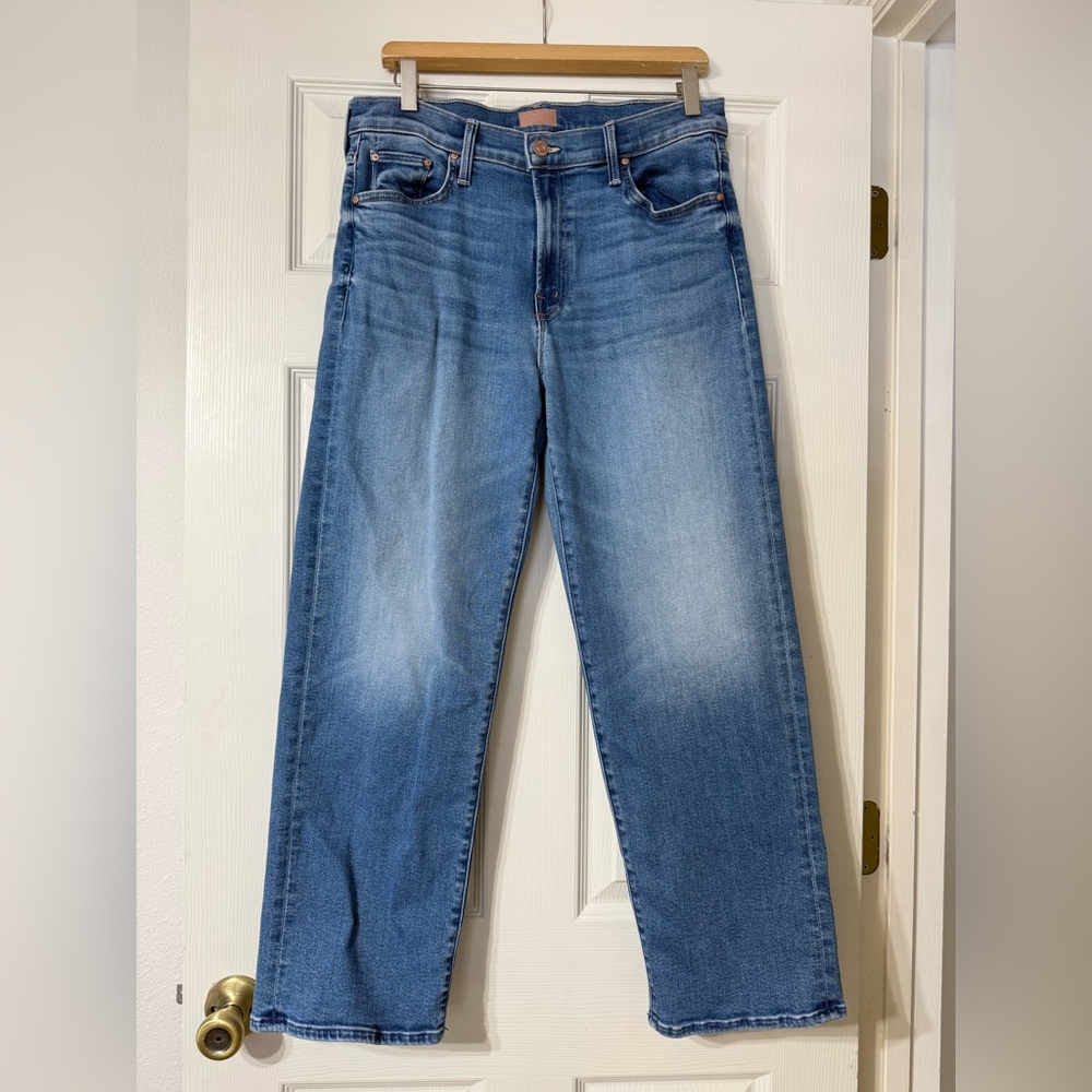 Mother Denim The Mid Rise Rambler Zip Ankle Jeans– Out Of The Blue Size 32